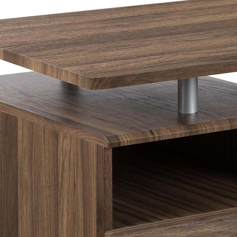 Three Drawer Pedestal and Pull-Out Keyboard Tray by Flash Furniture