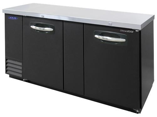 Nor-Lake NLBB69 69" Wide 2 Solid Door Back Bar Refrigerator