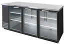 Nor-Lake NLBB79G 79" Wide 3 Glass Door Back Bar Refrigerator