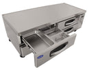 Nor-Lake NLCB72 72" Refrigerated Chef Base, 4 Drawer