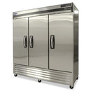 Nor-Lake NLR72-S 3 Door Reach-in Refrigerator