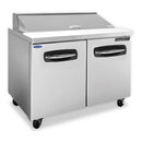 Nor-Lake NLSP48-12A 48 Inch Sandwich Prep Table, 2 Door