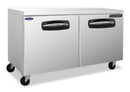 Nor-Lake NLUF60 60" Undercounter Freezer, 2 Door