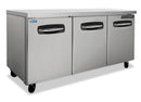 Nor-Lake NLUR72-001 72" Undercounter Refrigerator with Drawers, 3 Door