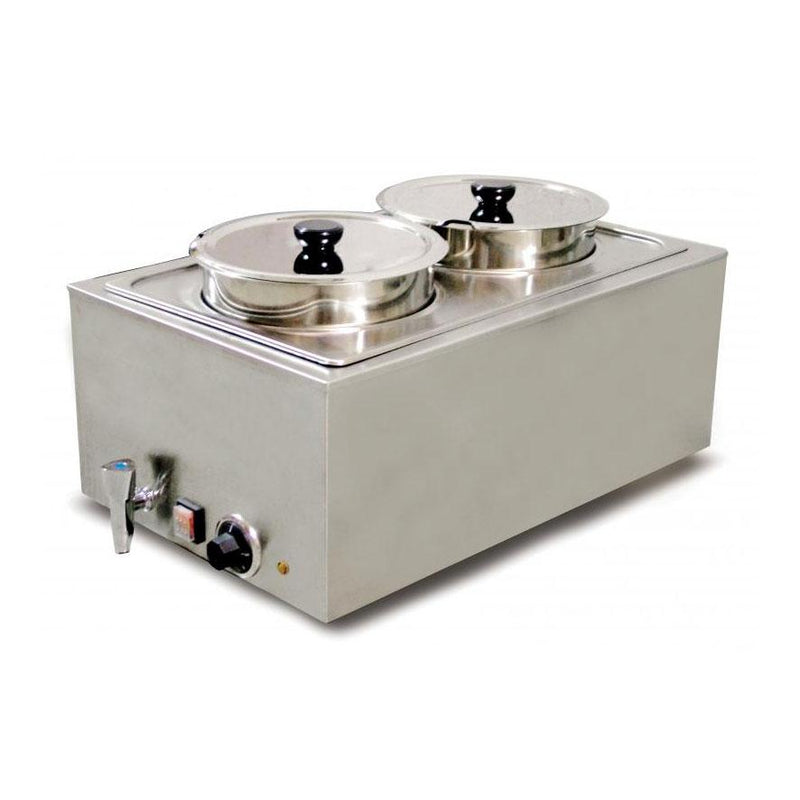 Omcan |19077|  Double Food Warmer (2) 8 L capacity (FW-CN-0016)