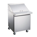 Omcan |50049| Mega Top Salad / Sandwich Prep Table 27.5"W