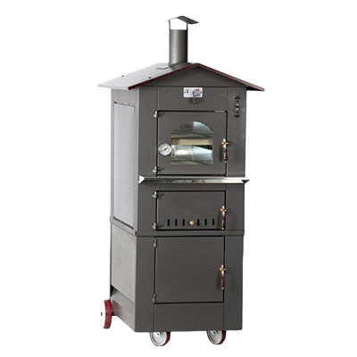 Omcan |43649|  IncendiForno Premium Wood Burning Stove 17" X 31" cooking chamber (WO-IT-0435-M)