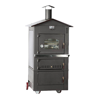 Omcan |43650|  IncendiForno Premium Wood Burning Stove 24" X 31" cooking chamber (WO-IT-0620-L)