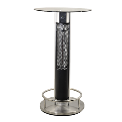 Omcan |43123|  Heated Patio Table 23-1/2" dia. tempered glass table (PH-CN-1100-T)