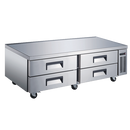 Omcan |50072|  Refrigerated Chef Base/Equipment Stand 72" W (RE-CN-0072-C)