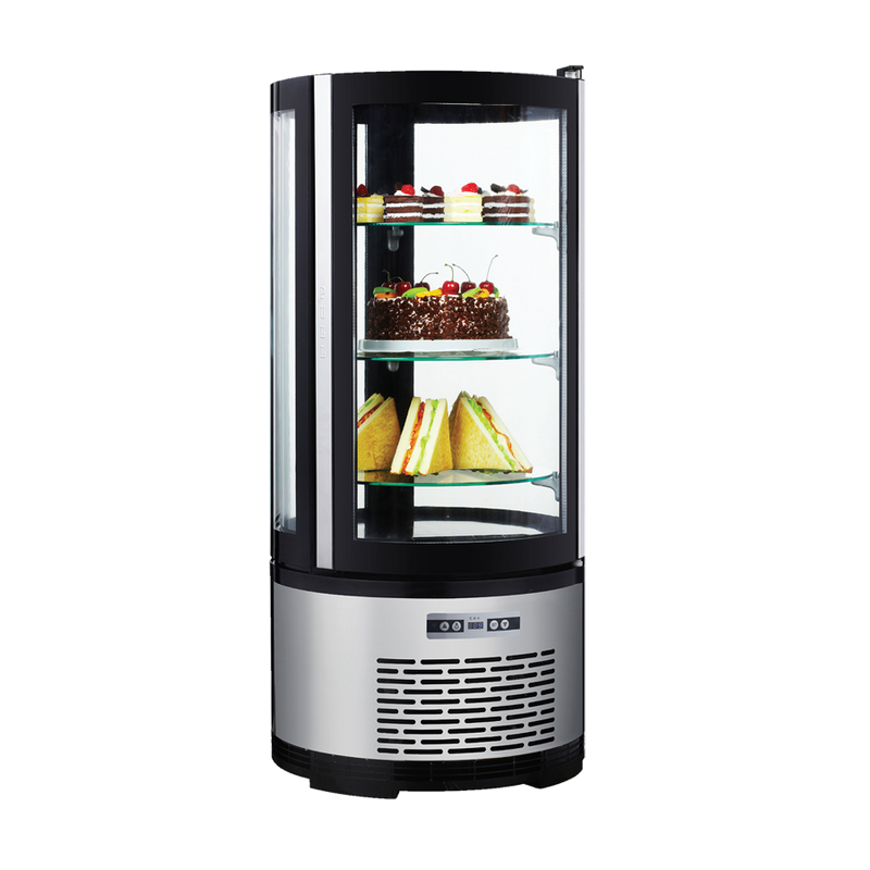 Omcan |41466|  Refrigerated Cake Display Case (3.53) cu.ft. interior capacity (RS-CN-0100-R)