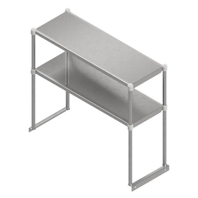 John Boos OSE26FK-1836 Overshelf Double 36"W X 18"D 16/300 Stainless Steel