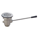 John Boos PB-LWS-1-X Straight Handle Lever Waste For 3-1/2" Industry Standard Sink Opening
