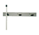 John Boos PB-MH-3-X Mop Hanger Stainless Steel With (3) Rubber Cam Grip