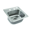John Boos PB-DISINK151506 15" x 15" x 6" Drop In Sink
