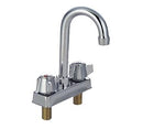 John Boos PBF-4-D-LF-X Economy Faucet Deck Mount 3-1/2" Gooseneck Spout 4" Centers