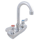 John Boos PBF-4SM-5GLF-X Heavy Duty Faucet Splash Mount 5" Gooseneck Spout 4" Centers