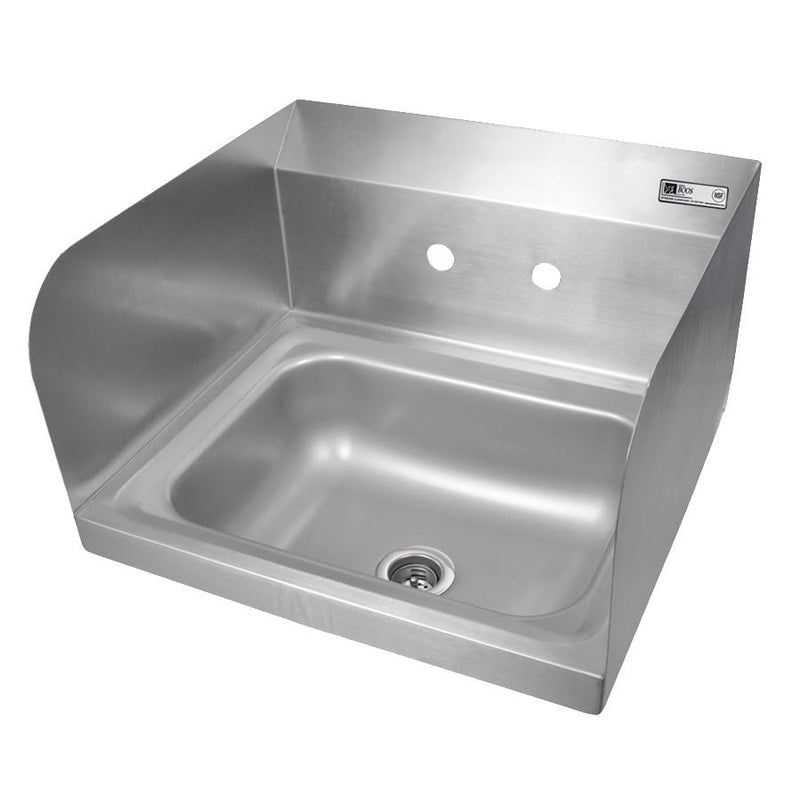 John Boos PBHS-W-1410-SSLR-X Pro-Bowl Hand Sink Wall Mount 14"W X 10" Front-To-Back X 5" Deep Bowl