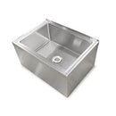 John Boos PBMS2424-6-X Mop Sink Floor Mounted 28-5/8"W X 27-3/8"D X 10"H Overall Size