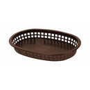 Thunder Group PLBK1034B 10 3/4" Oblong Basket, Brown