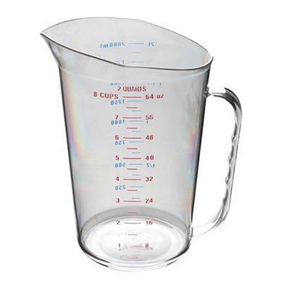 Thunder Group PLMC064CL 2 Qt/ 2L Polycarbonate Measuring Cup