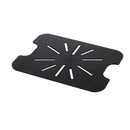 Thunder Group PLPA7120DSBK Half Size Polycarbonate Drain Shelves, Black