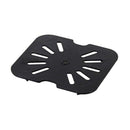 Thunder Group PLPA7160DSBK Sixth Size Polycarbonate  Drain Shelves, Black