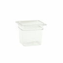 Thunder Group PLPA8166 Sixth Size 6" Deep Polycarbonate Food Pan