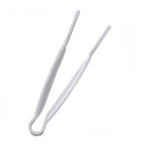 Thunder Group PLFTG012WH 12" White Polycarbonate Flat Grip Tong