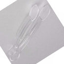 Thunder Group PLFTG009CL 9" Clear Polycarbonate Flat Grip Tong