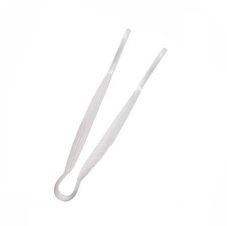 Thunder Group PLFTG006CL 6" Clear Polycarbonate Flat Grip Tong