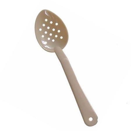Thunder Group PLSS113BG 11" Beige Polycarbonate Perforated Serving Spoon