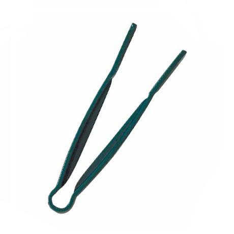 Thunder Group PLFTG006GR 6" Green Polycarbonate Flat Grip Tong