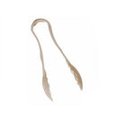 Thunder Group PLSGTG006BG 6" Beige Polycarbonate Scallop Grip Tong
