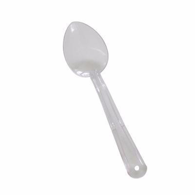 Thunder Group PLSS211CL 13" Clear Polycarbonate Solid Serving Spoon