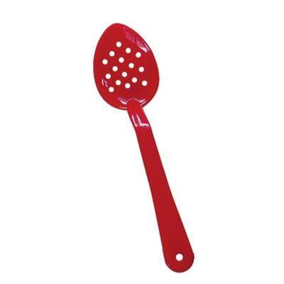 Thunder Group PLSS113RD 11" Red Polycarbonate Perforated Serving Spoon