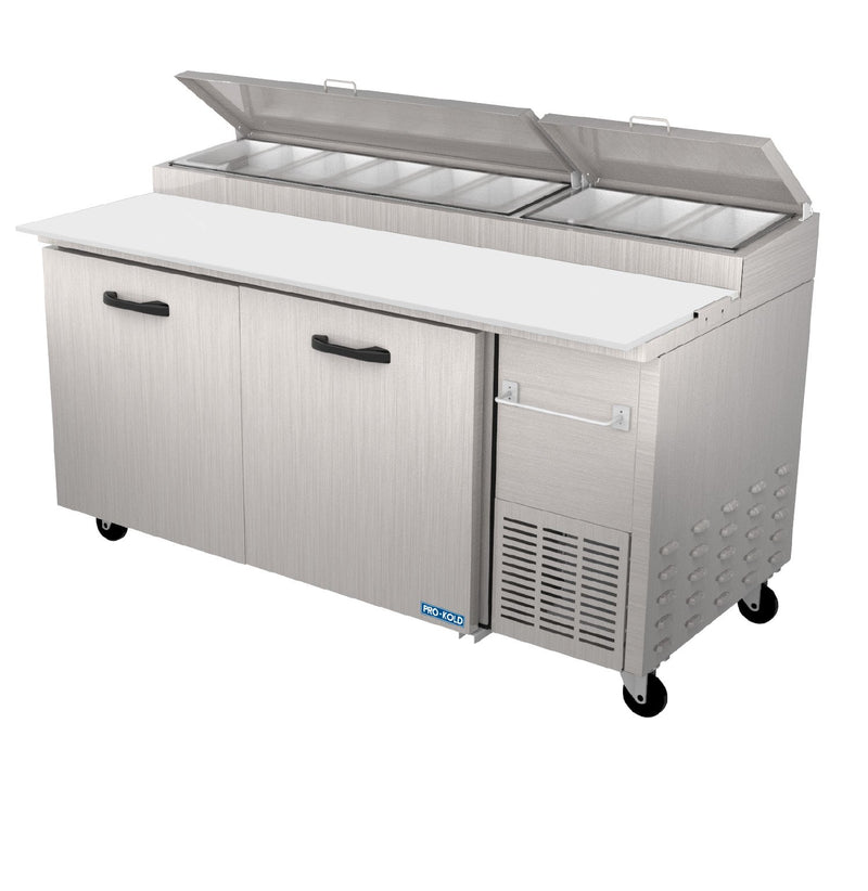 Pro Kold PPT-67-11 Double Door 67" Pizza Prep Table