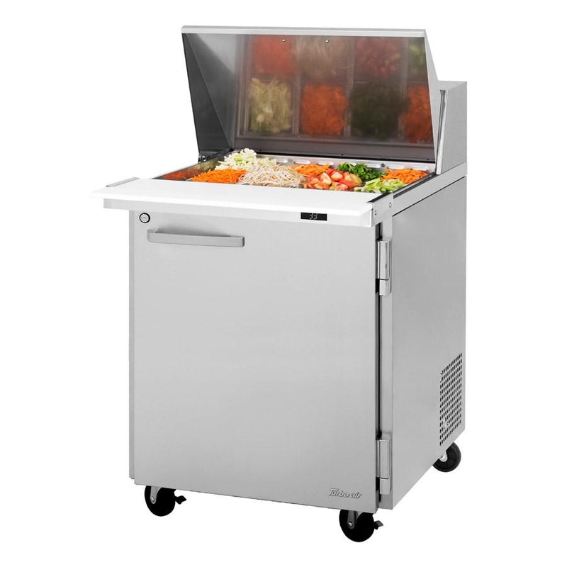 Turbo Air PST-28-12-N Pro Series Mega Top Sandwich/Salad Prep Table 8.0 Cu. Ft. 12-Pan Top