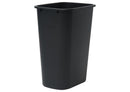 Winco 41 Qt Waste Basket - Black