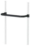 QUANTUM Push Handles for Wire Shelving Kit, NSF, BLACK EPOXY