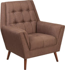 Flash Furniture Hercules Kensington Series Contemporary Fabric Tufted Arm Chair