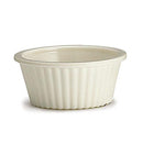 Tablecraft RAM1FB 1 Oz Fluted Ramekin Melamine Bone