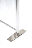 American Metalcraft RPC60 60" Clear Portable Restaurant Partition