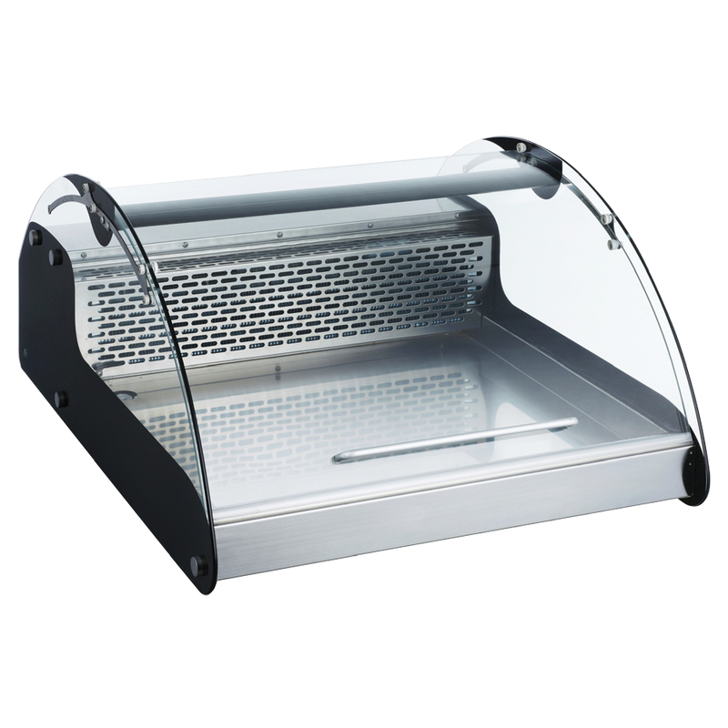 Omcan |43074|  Seafood/Meat Refrigerated Display Case 27-2/5"W x 34-7/10"D x 16-2/5"H (RS-CN-0118-E)