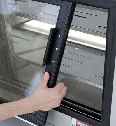 Pro-Kold DDC-60 Curved Glass 56" Refrigerated Deli Case - Available in White, Black or S/S Finish