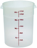 Cambro RFS22PP 22 Qt Round Translucent Container
