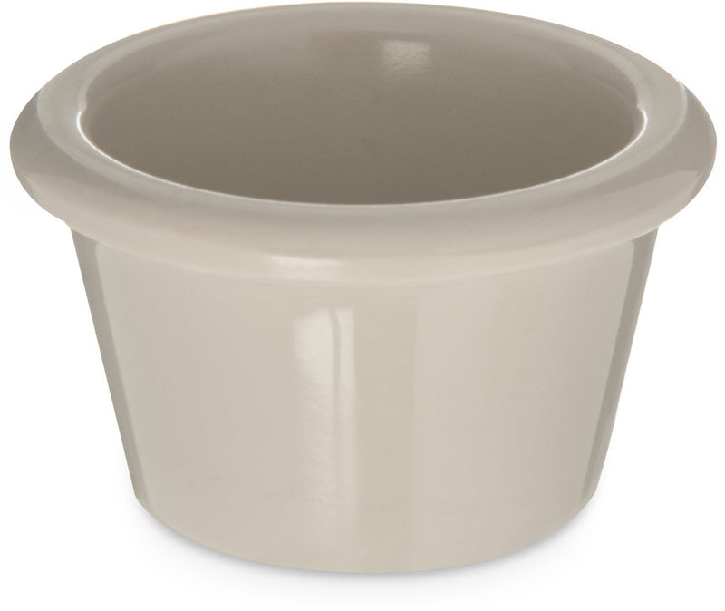 Carlisle S27542 Bone Smooth Ramekin 1.5 Oz
