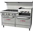 Southbend S60DD-2RR 60" 6 Burner Gas Range w/ Griddle (2) Standard Ovens