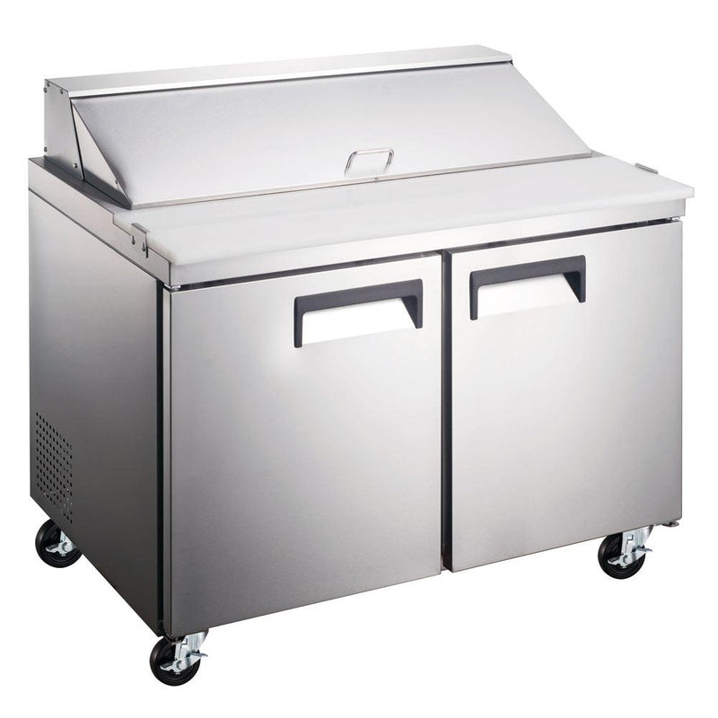 Sandwich Prep Table 48 inch 2 doors coldline SCL2-HC 48″ Bain Marie Mega Top SCLM2-HC