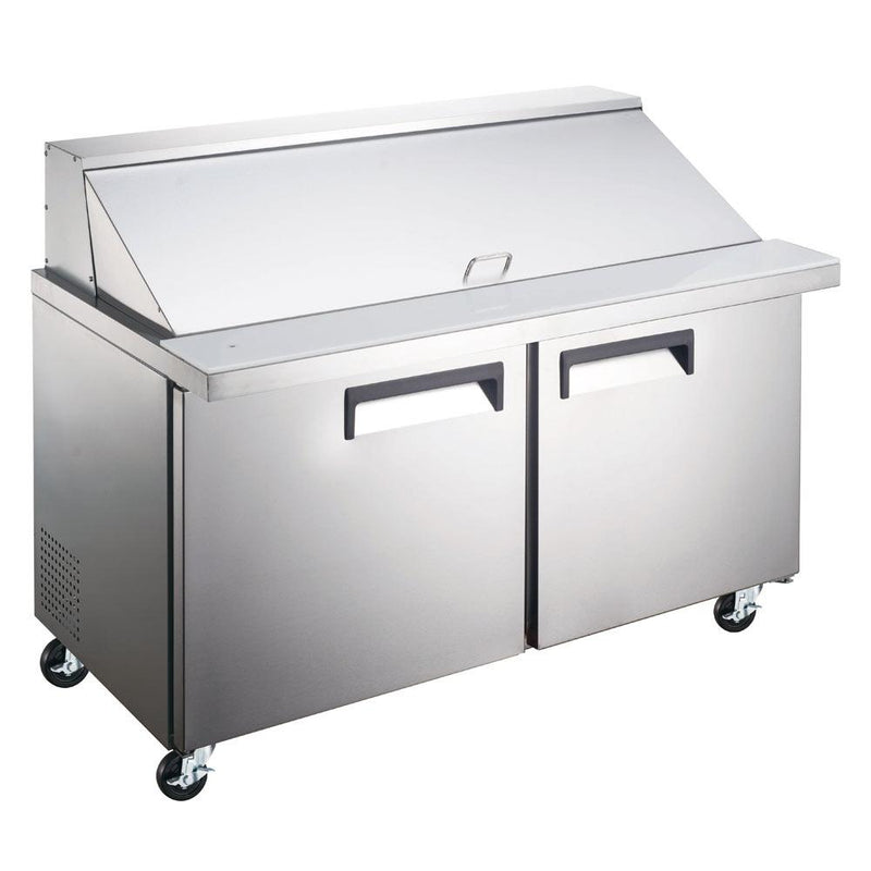 Sandwich Prep Table 48 inch 2 doors coldline SCL2-HC 48″ Bain Marie Mega Top SCLM2-HC